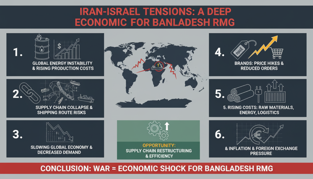 Iran-Israel Tensions & Bangladesh RMG Sector – A Rising Cost Crisis