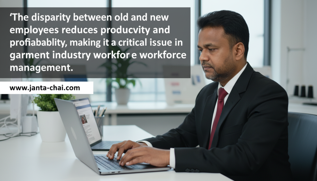 The disparity between old and new employees